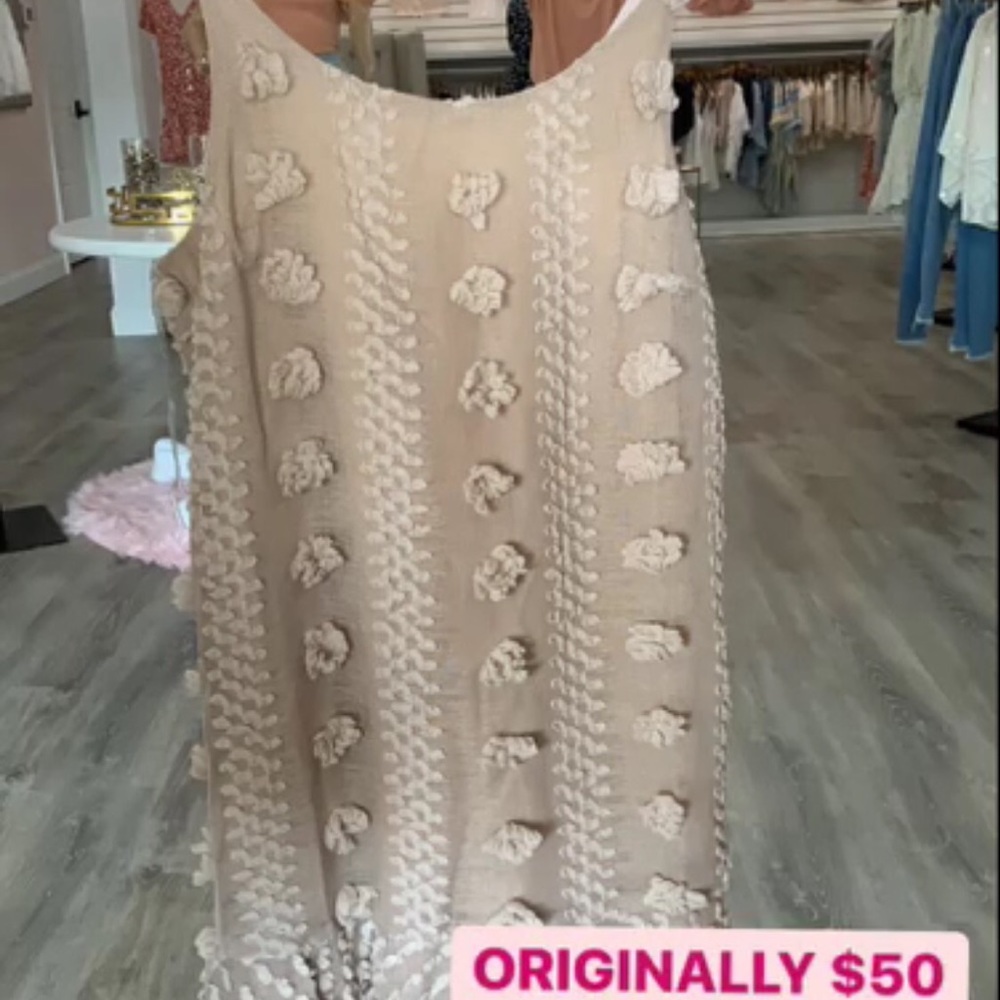 Tan dress